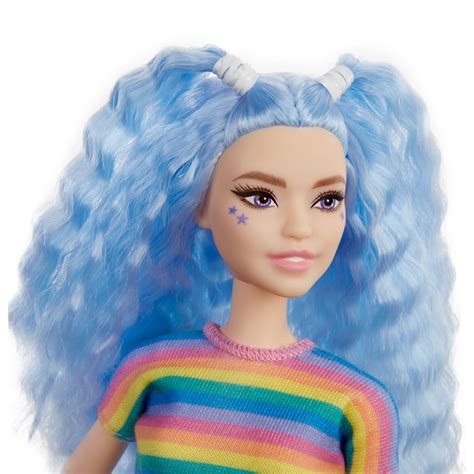 blue haired barbie doll